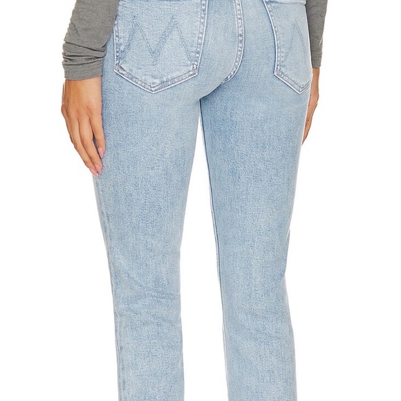 MOTHER Women's Light Blue Bootcut Jeans - Picture 3 of 9